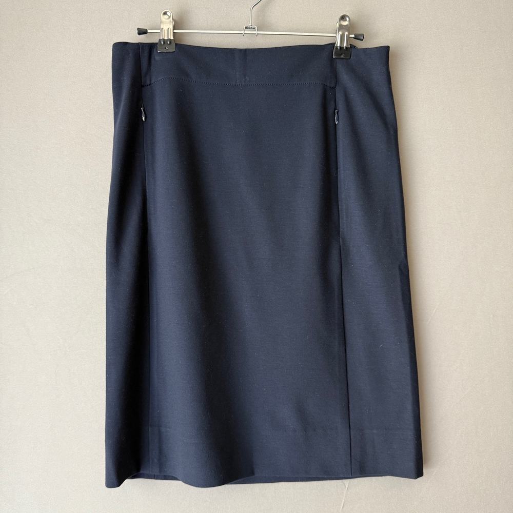 Diane von Furstenberg sz 8 Navy blue‎ pencil skirt  NWOT